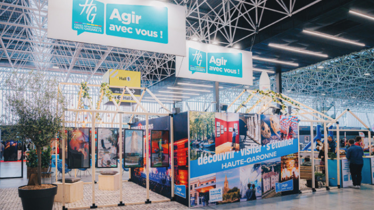 Le stand du Département à la Foire de Toulouse 2023