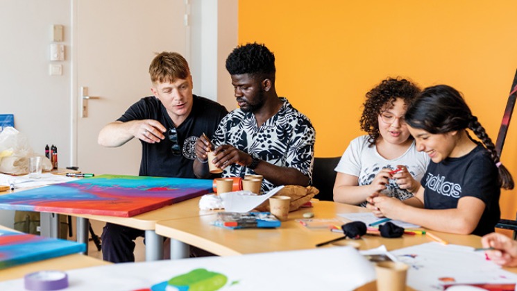 Atelier graff à la MDS de Saint-Jean