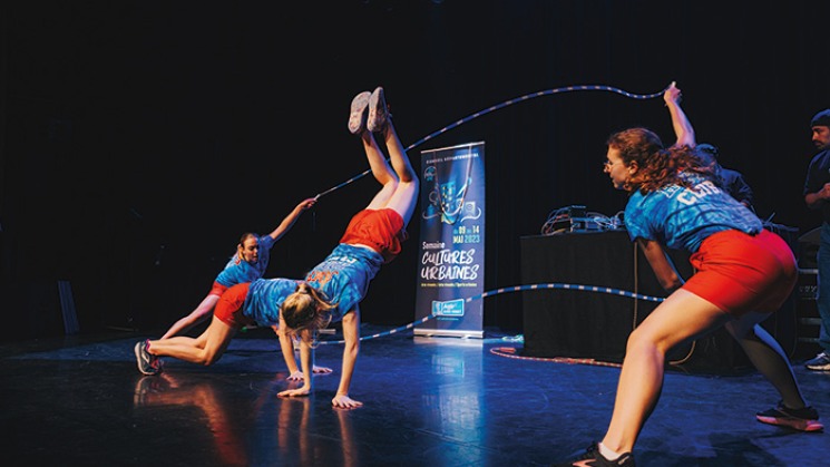 Représentation de corde à sauter de l'association Jump Rope Club