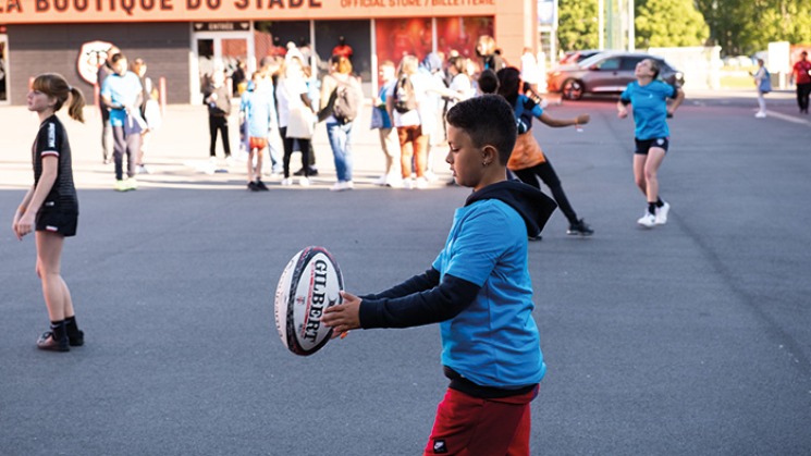 Rencontre Stade Toulousain et haut-garonnais accompagnés par le Conseil départemental