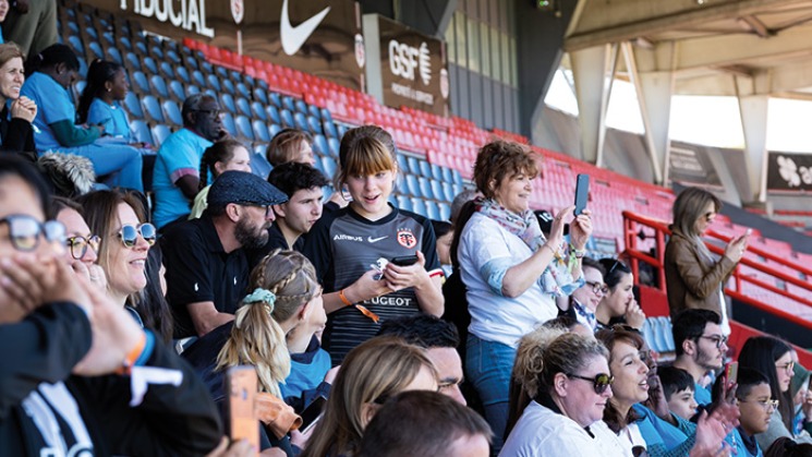 Rencontre Stade Toulousain et haut-garonnais accompagnés par le Conseil départemental