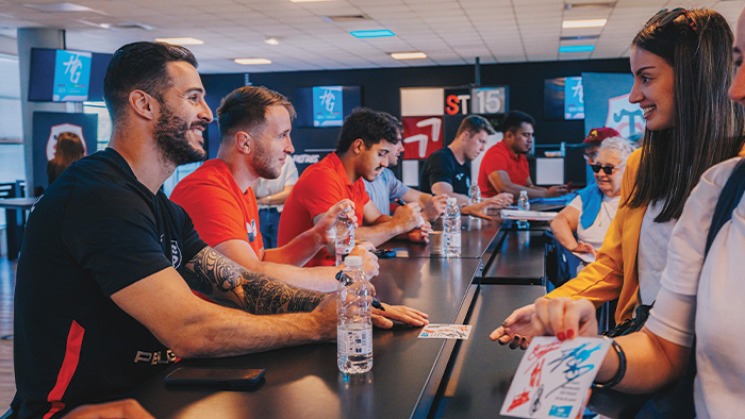 Rencontre Stade Toulousain et haut-garonnais accompagnés par le Conseil départemental