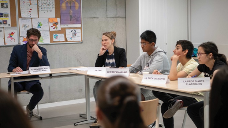 Atelier sur le harcèlement scolaire avec le COLP