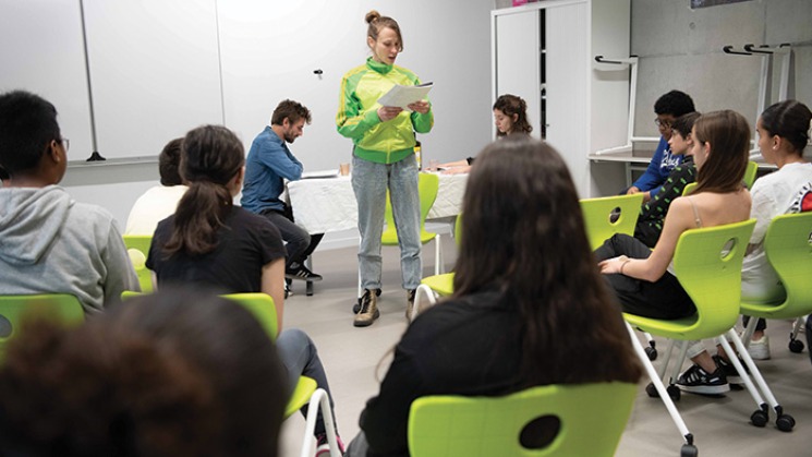 Atelier sur le harcèlement scolaire avec le COLP