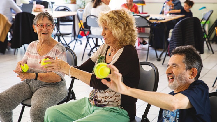 Atelier "Vieillir debout" à la MDS de Soupetard