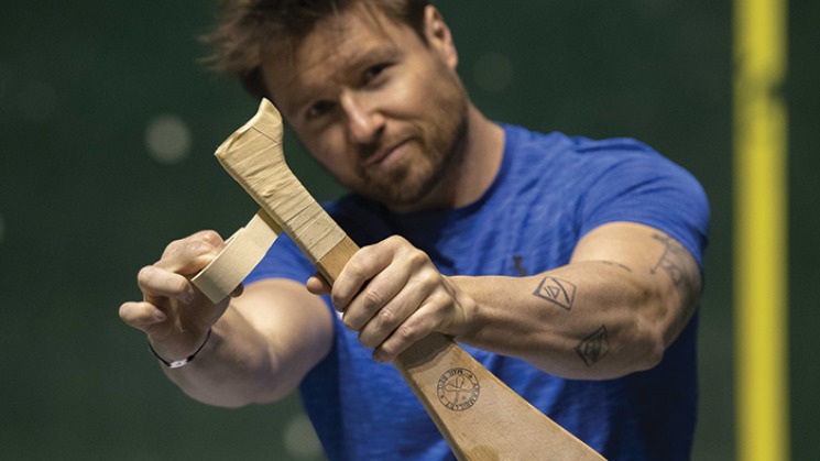 Sylvain Brefel, joueur de pala corta