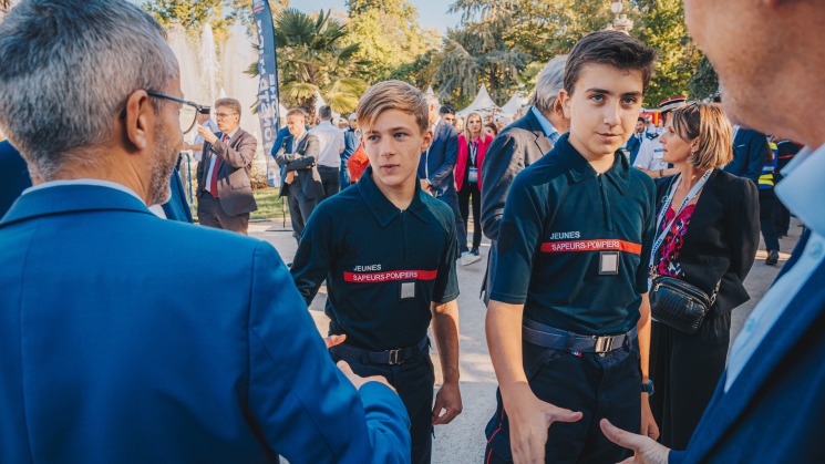 Sébastien Vincini au 129e Congrès des sapeurs-pompiers