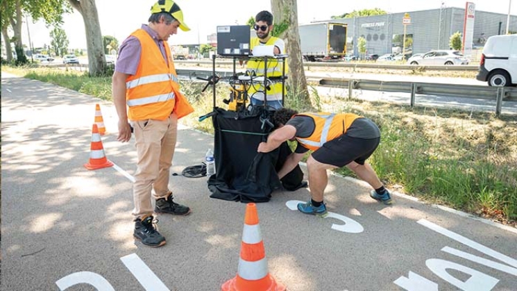 À Muret le 27 mai 2026 lors des tests du Cerema. 
