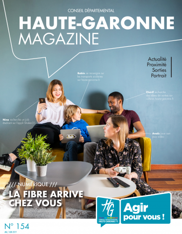 Une du Haute-Garonne Magazine numéro 154
