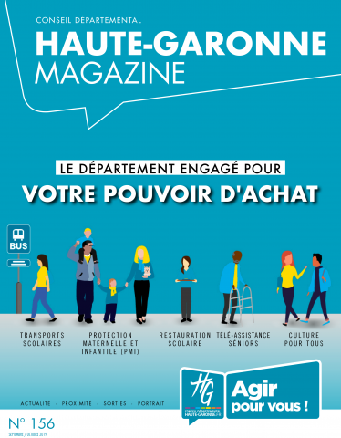 Une du Haute-Garonne Magazine numéro 156