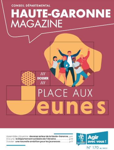 Couverture de Magazine n°170 consacré aux jeunes en Haute-Garonne