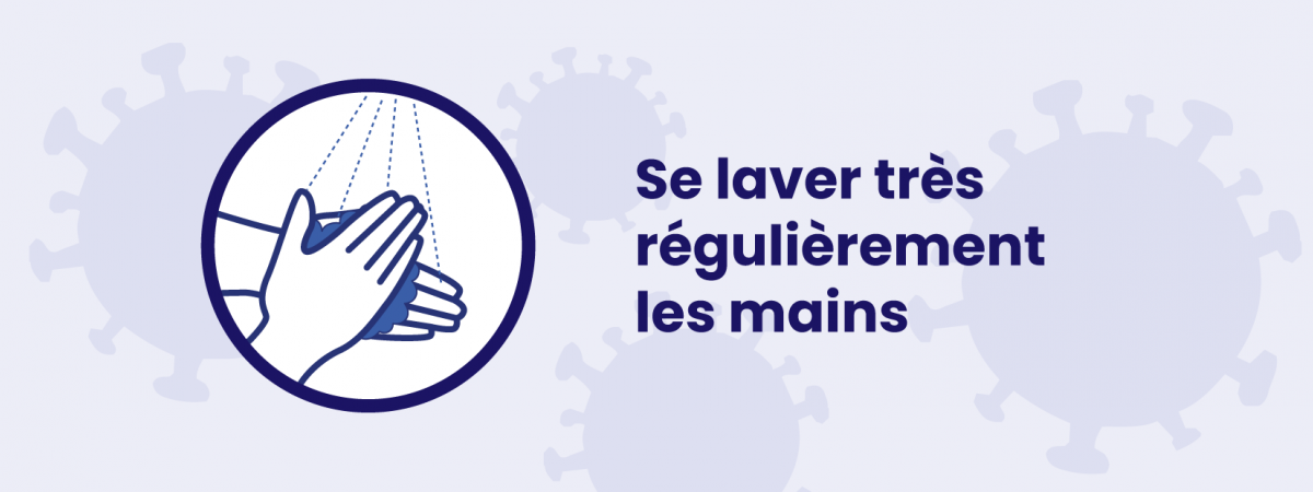 Gestes barrière : laver mains